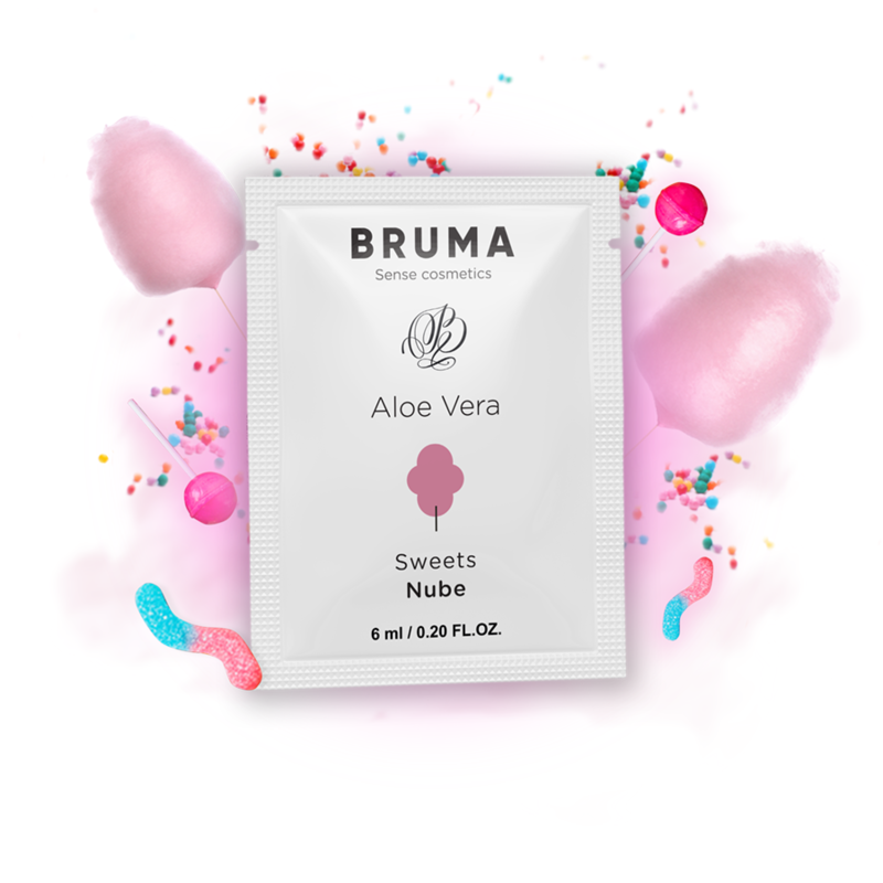 Gel glissant à l'aloe vera saveur bonbons 6 ml — BRUMA