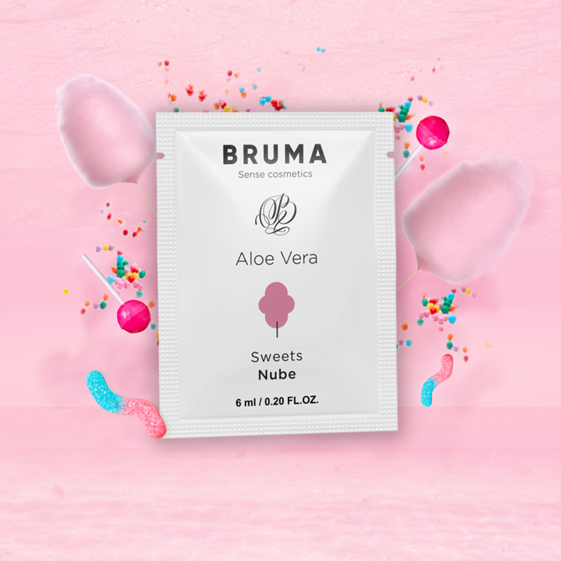 Gel glissant à l'aloe vera saveur bonbons 6 ml — BRUMA