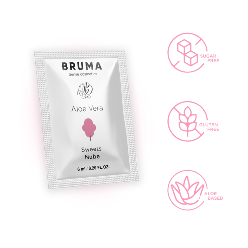 Gel glissant à l'aloe vera saveur bonbons 6 ml — BRUMA