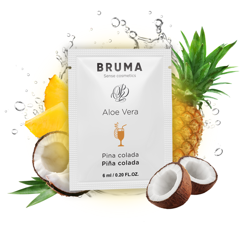 Gel glissant à l'aloe vera saveur piña colada 6 ml — BRUMA