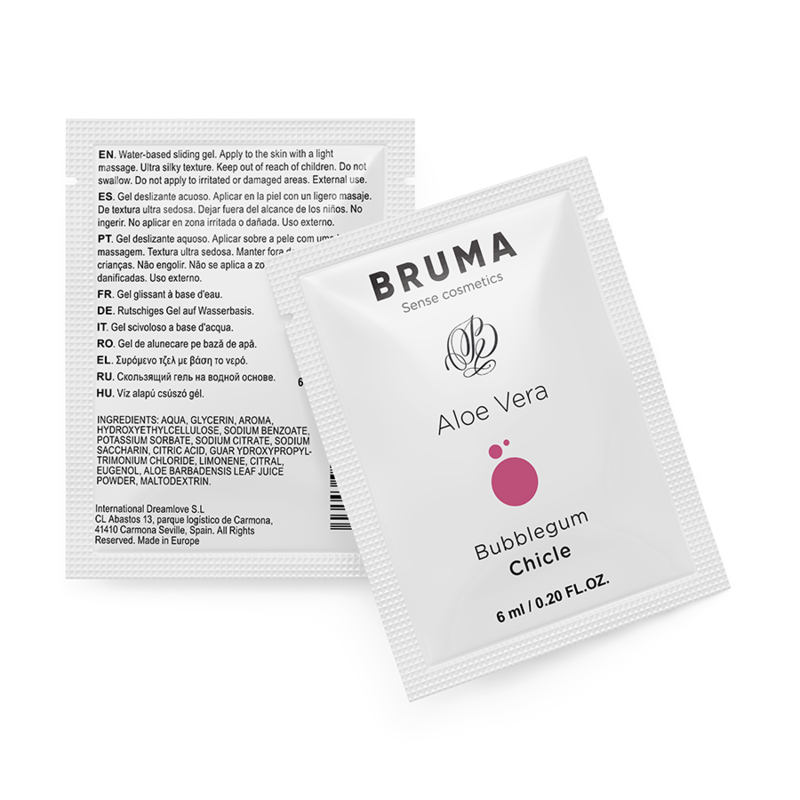 Gel glissant à l'aloe vera saveur bubblegum — BRUMA