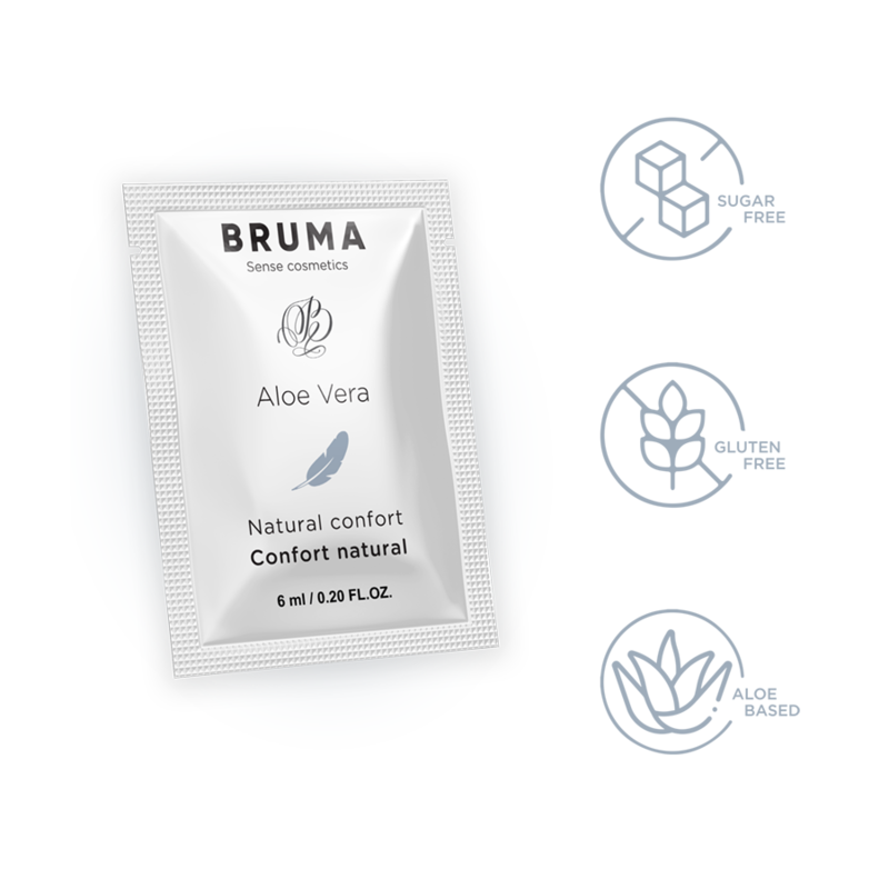 Gel glissant à l'aloe vera hydratant 6 ml — BRUMA