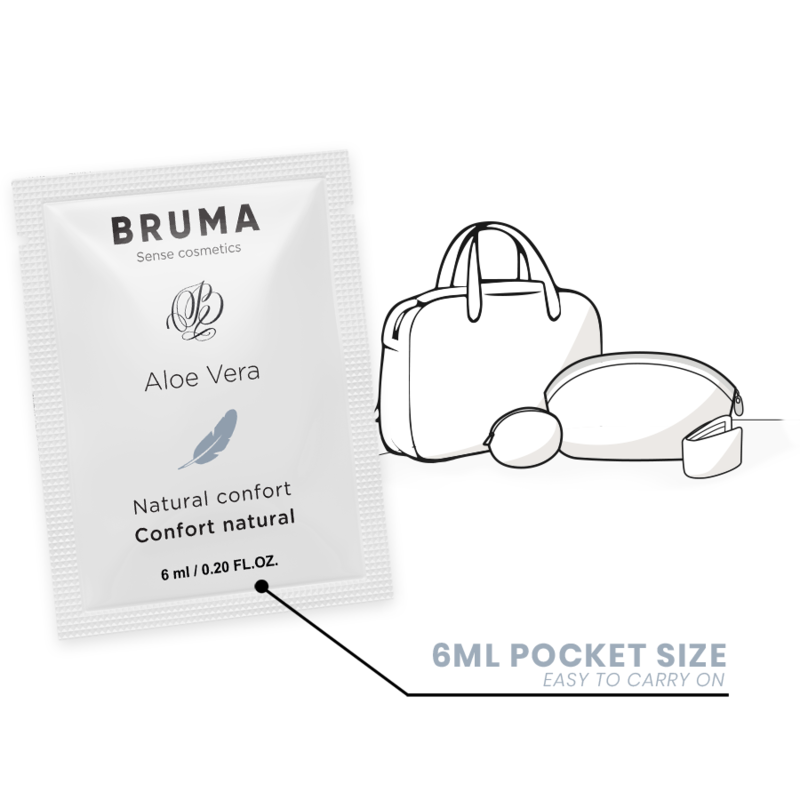 Gel glissant à l'aloe vera hydratant 6 ml — BRUMA