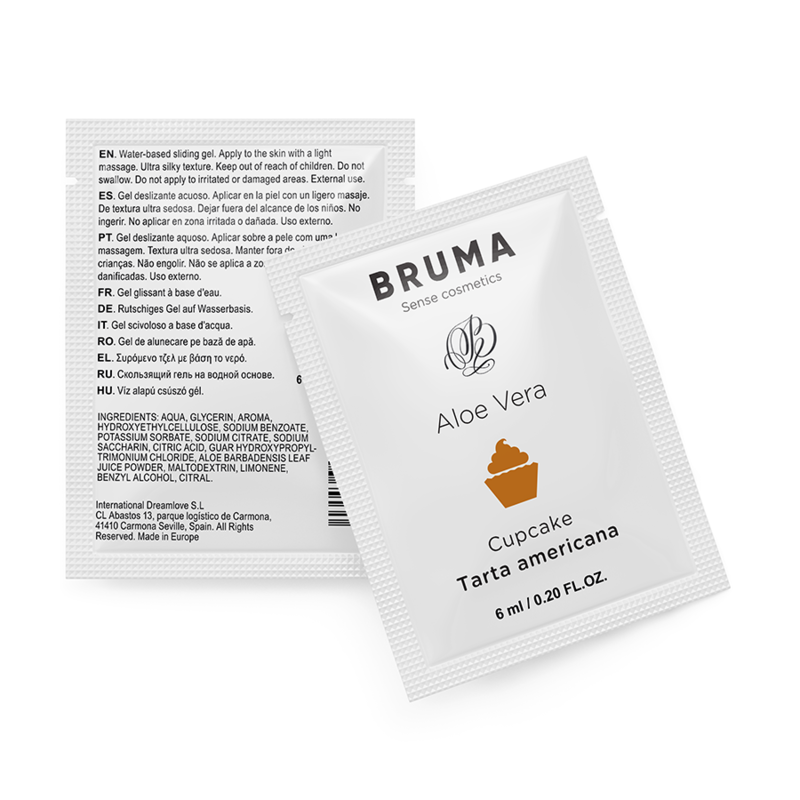 Gel intime à l'aloe vera saveur cupcake — BRUMA