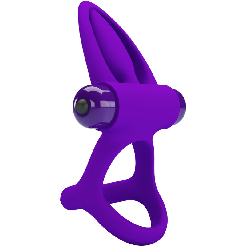 Anneau vibrant silicone violet 10 modes — PRETTY LOVE MALE