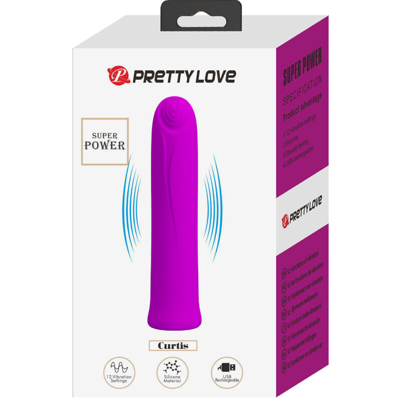 Mini vibromasseur super power à 12 vibrations — PRETTY LOVE FLIRTATION