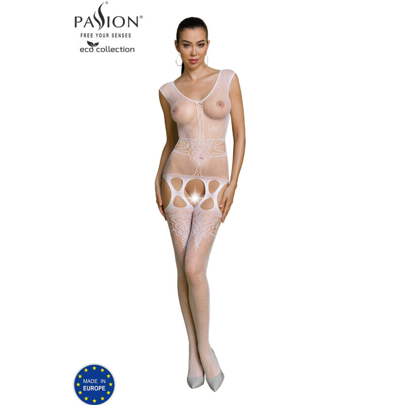 Bodystocking éco-friendly en mailles recyclées — PASSION WOMAN BODYSTOCKINGS