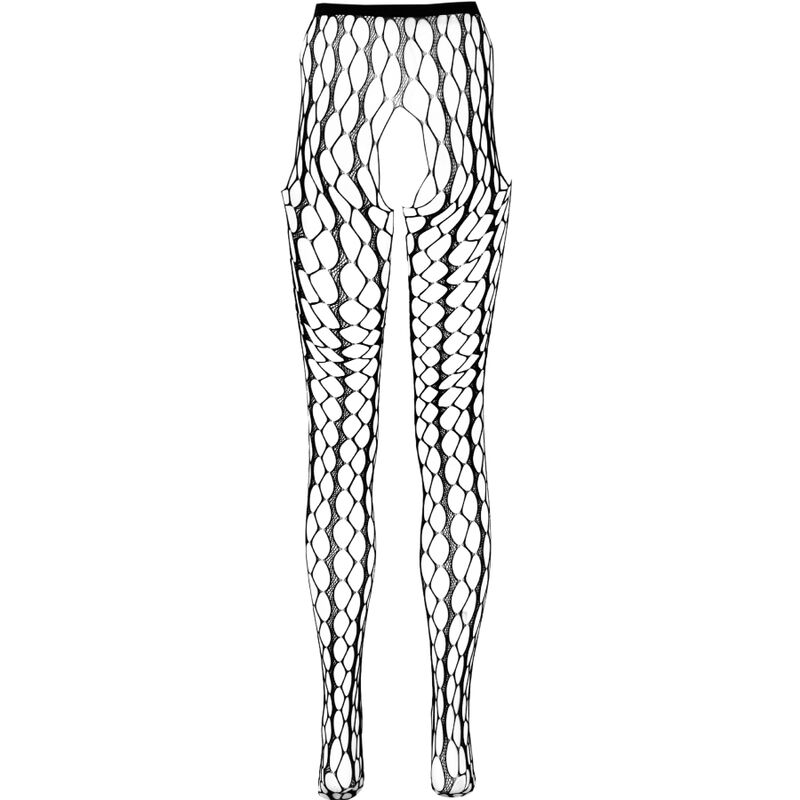 Body stocking éco-responsable blanc — PASSION WOMAN GARTER & STOCK