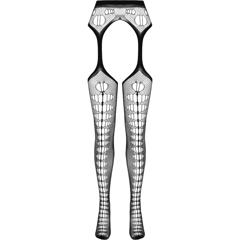 Bodystocking éco collection blanc — PASSION WOMAN GARTER & STOCK