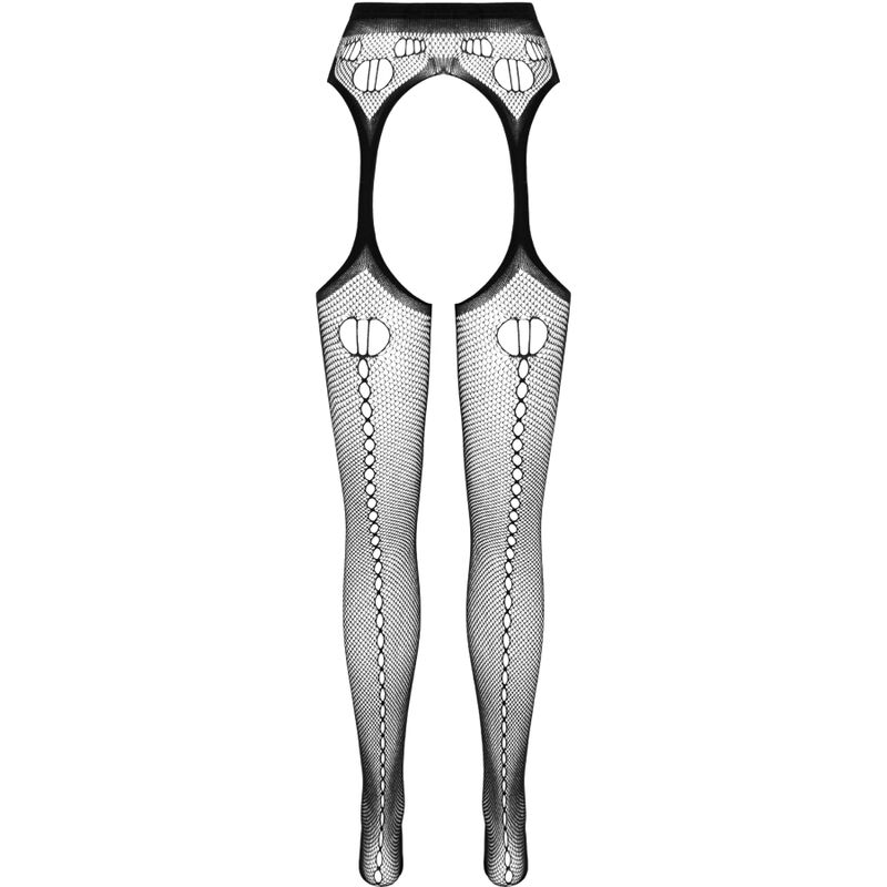 Bodystocking éco collection blanc — PASSION WOMAN GARTER & STOCK