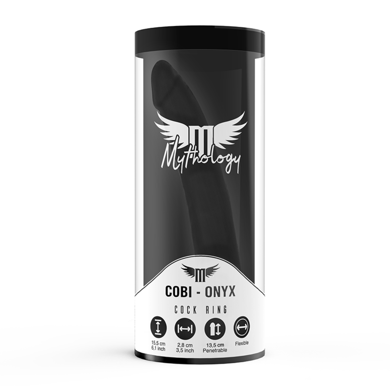Gode anal double stimulation Onyx avec anneaux — MYTHOLOGY FANTASY DILDO