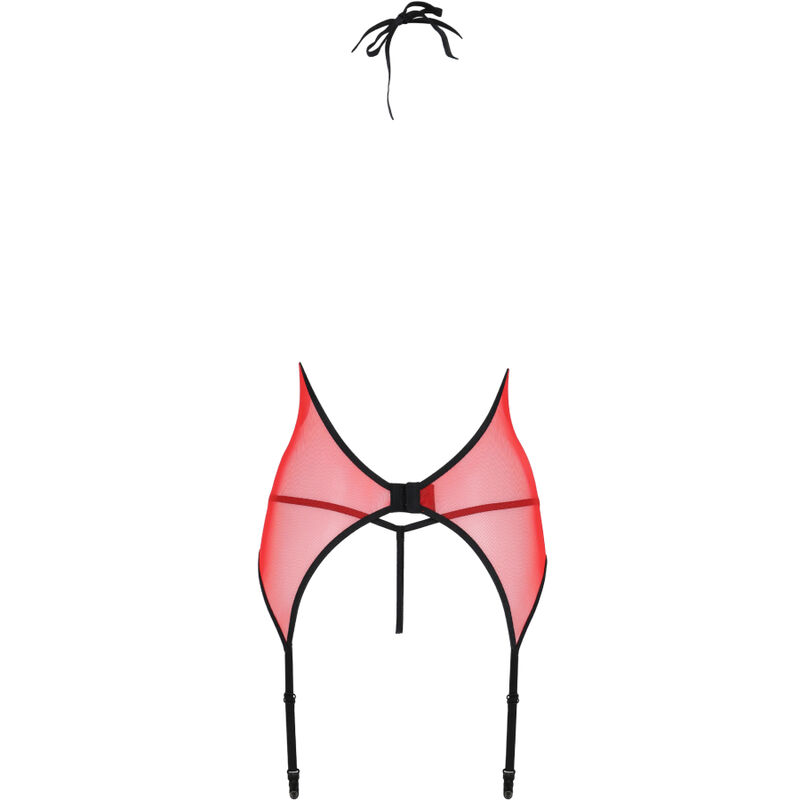 Corset érotique en dentelle rouge — PASSION WOMAN