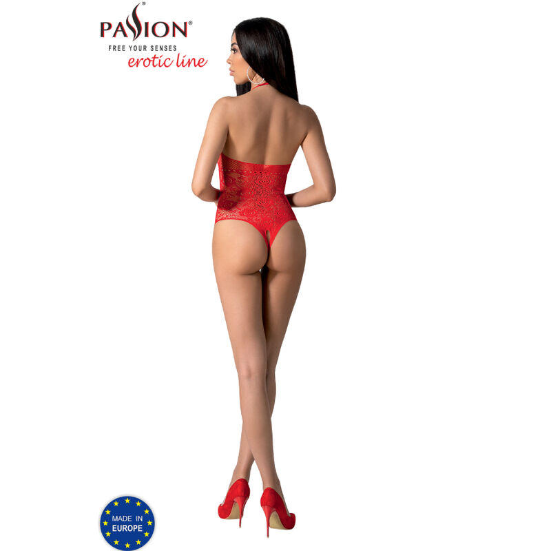 Body glamour résille rouge taille unique — PASSION WOMAN BODYSTOCKINGS