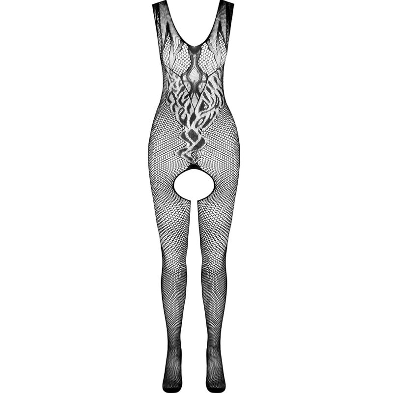 Body stocking noir imprimé passion — PASSION WOMAN BODYSTOCKINGS