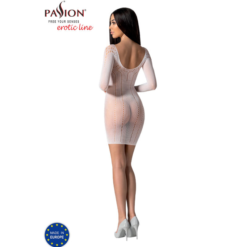 Body résille blanc taille unique — PASSION WOMAN BODYSTOCKINGS