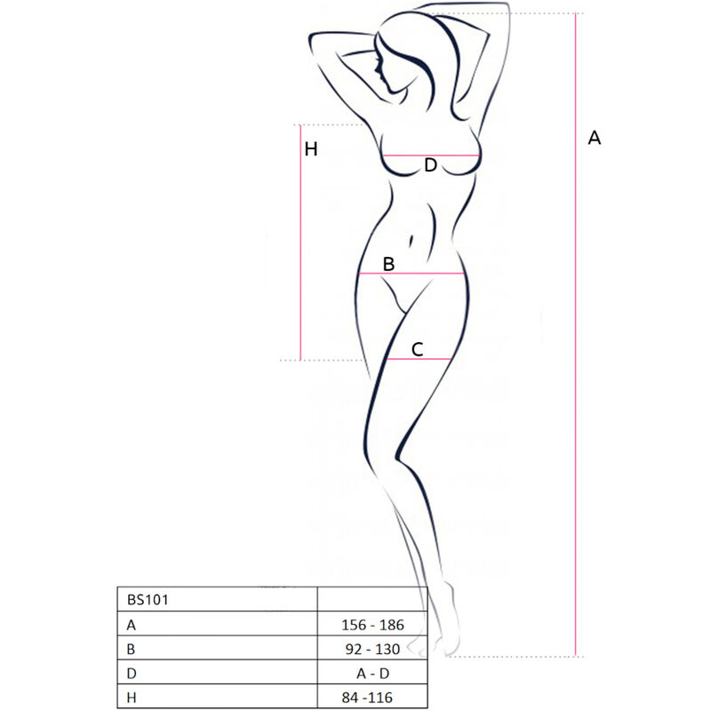 Body résille blanc taille unique — PASSION WOMAN BODYSTOCKINGS