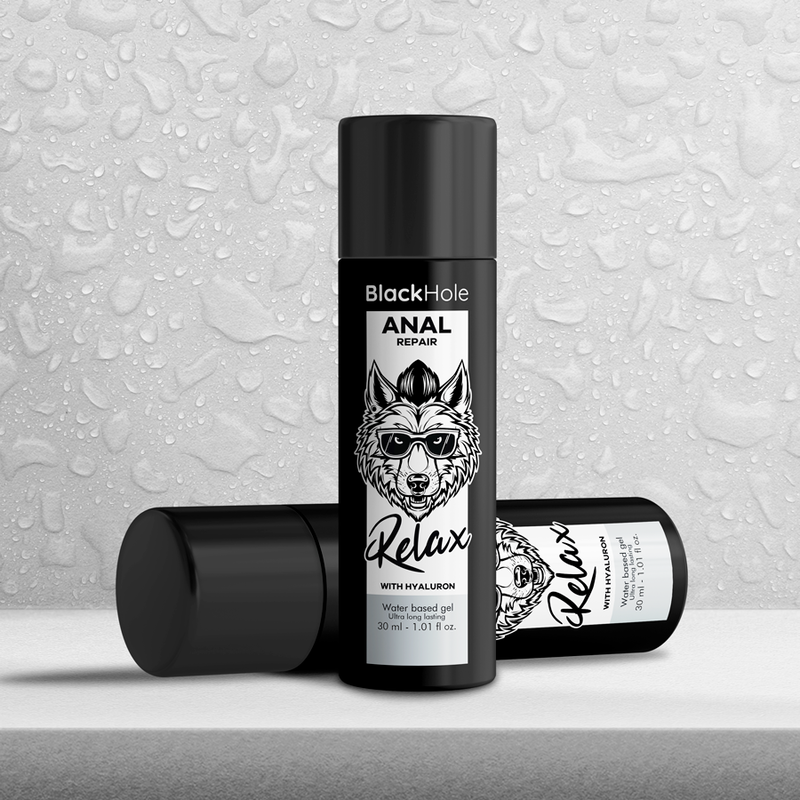 Lubrifiant anal relaxant à l'acide hyaluronique 30 ml — BLACK HOLE