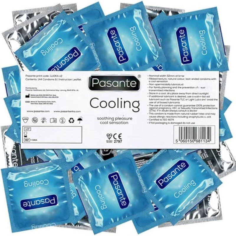 Préservatifs effet refroidissant lot de 144 — PASANTE