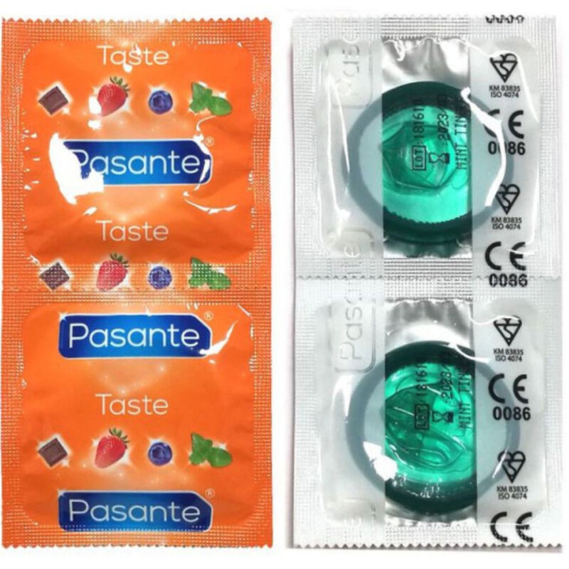 Préservatifs aromatisés à la menthe, sachet de 144 — PASANTE