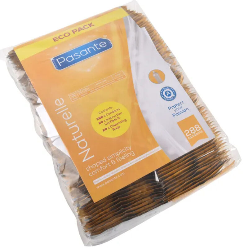 Préservatifs naturels extra-lubrifiés lot de 288 — PASANTE