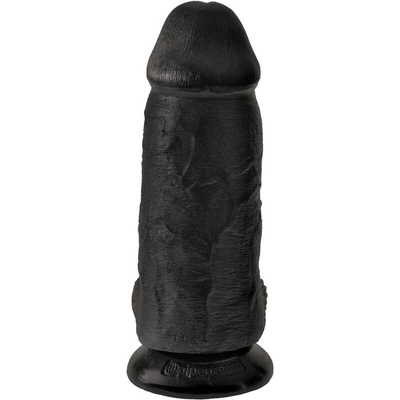 Gode réaliste extra-large 23 cm noir — KING COCK
