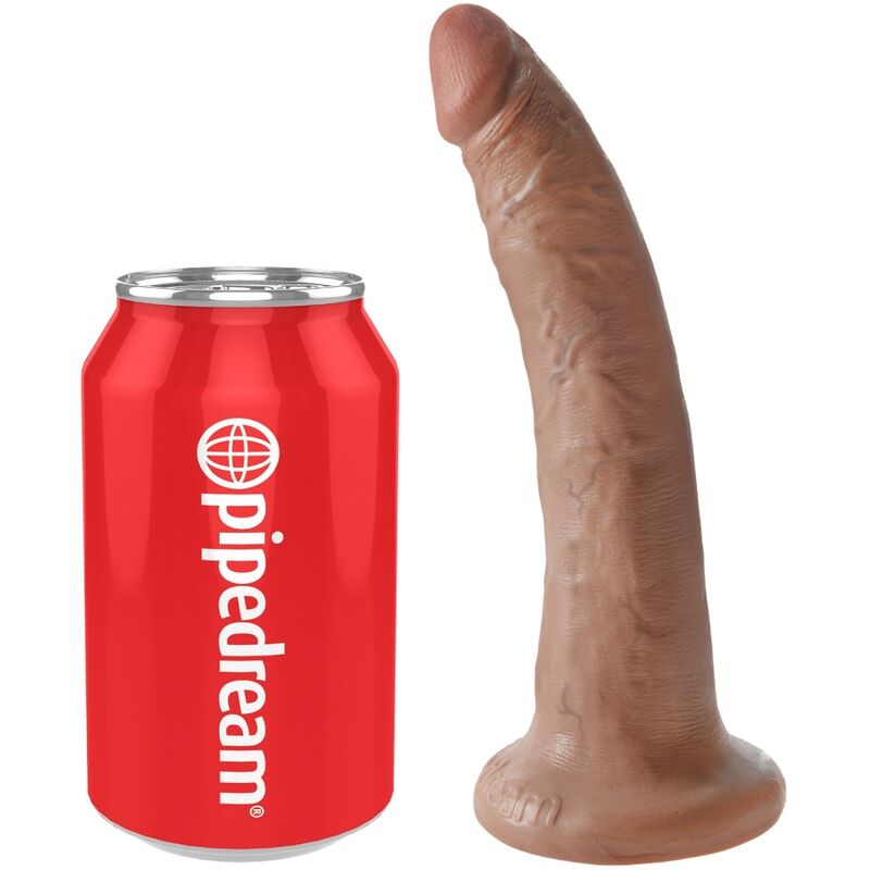 Gode réaliste 17.5 cm caramel — KING COCK