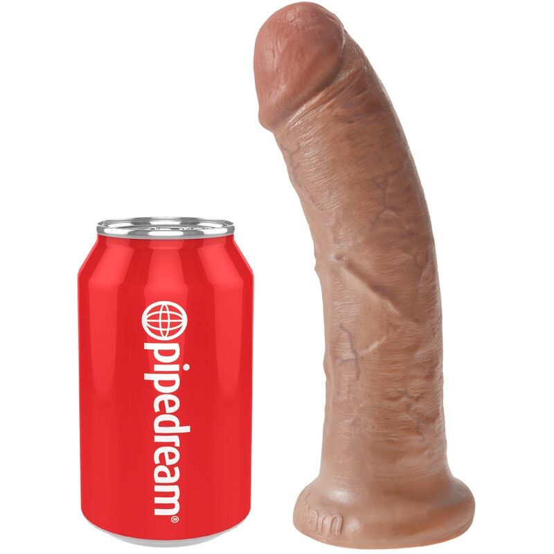 Pénis réaliste 19,5 cm caramel — KING COCK