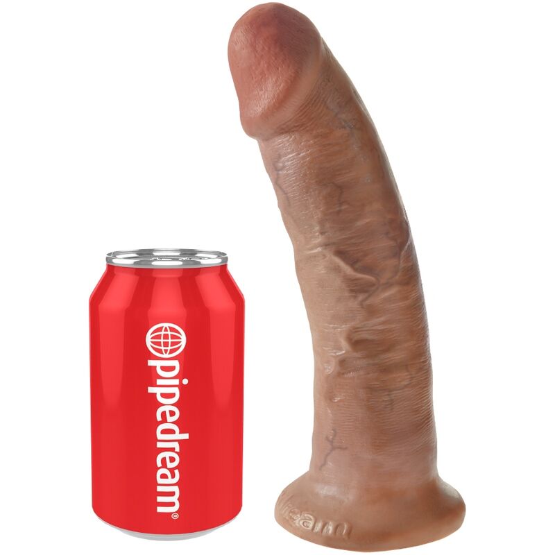 Gode réaliste taille L teinte caramel — KING COCK