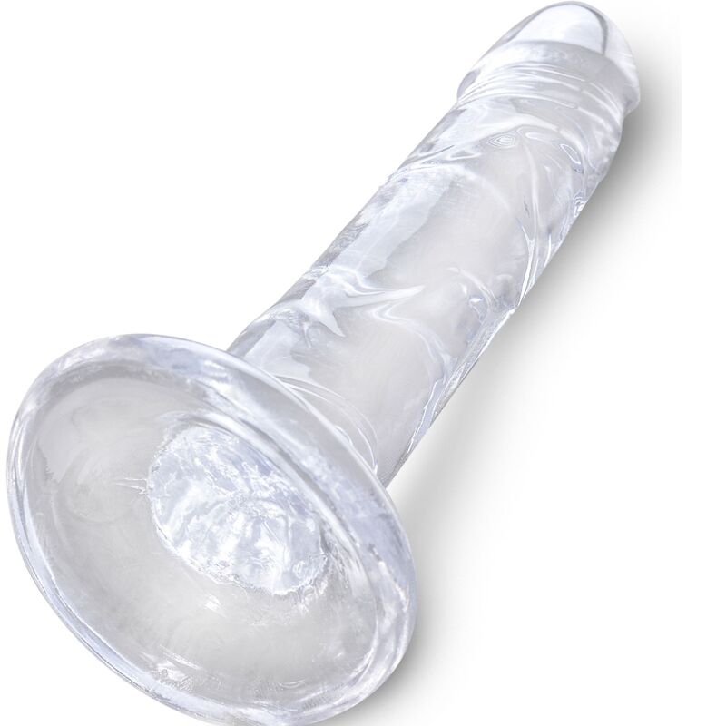 Gode réaliste transparent 15,5 cm — KING COCK