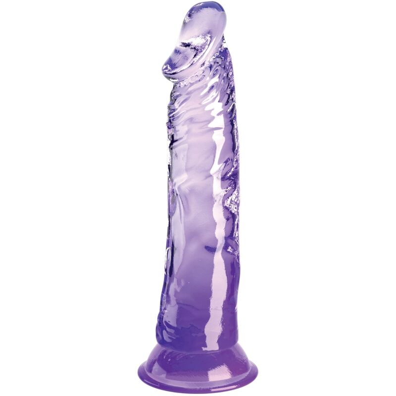 Gode réaliste transparent violet 19.7 cm — KING COCK