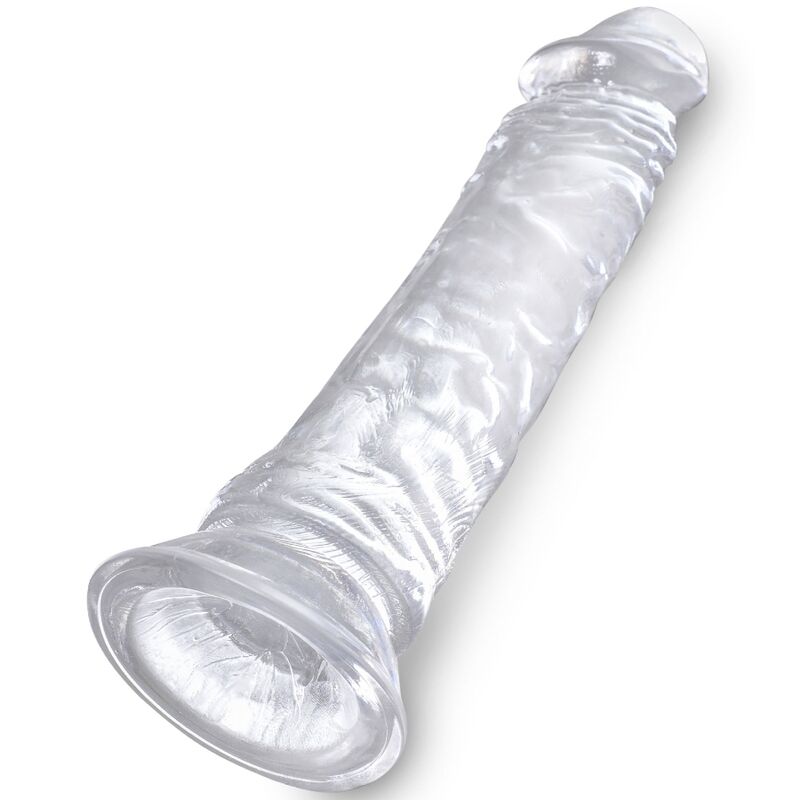 Gode réaliste transparent 21,8 cm — KING COCK