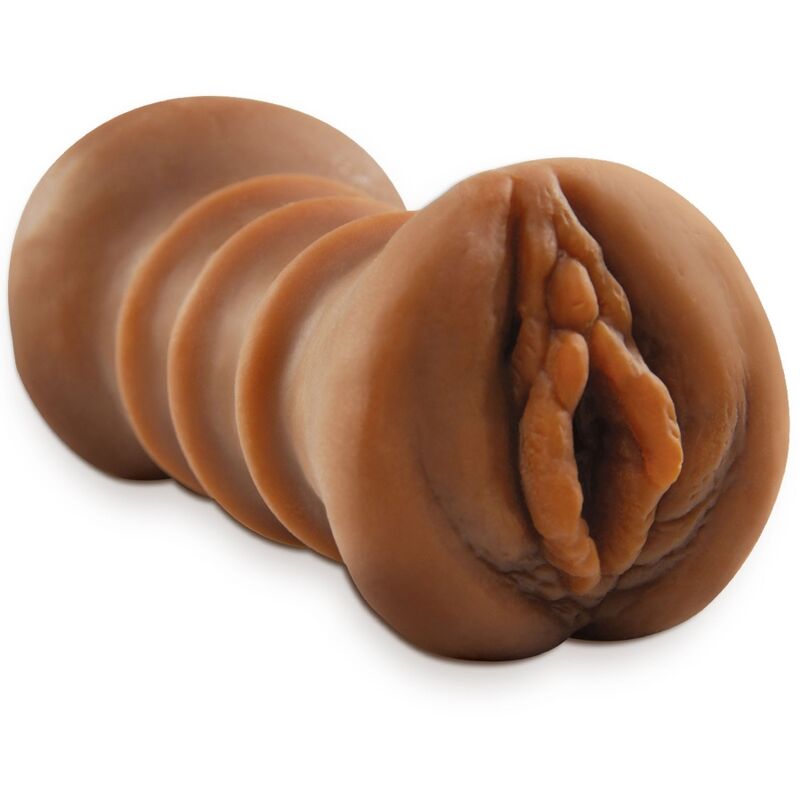 Masturbateur réaliste double entrée vagin et anus marron — FETISH FANTASY EXTREME