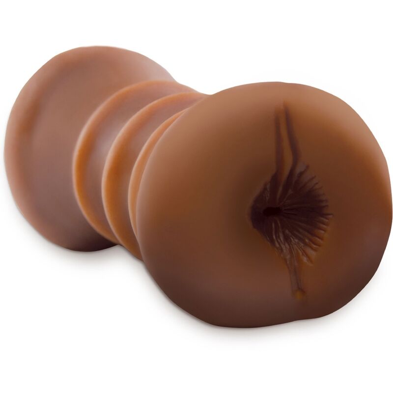 Masturbateur réaliste double entrée vagin et anus marron — FETISH FANTASY EXTREME