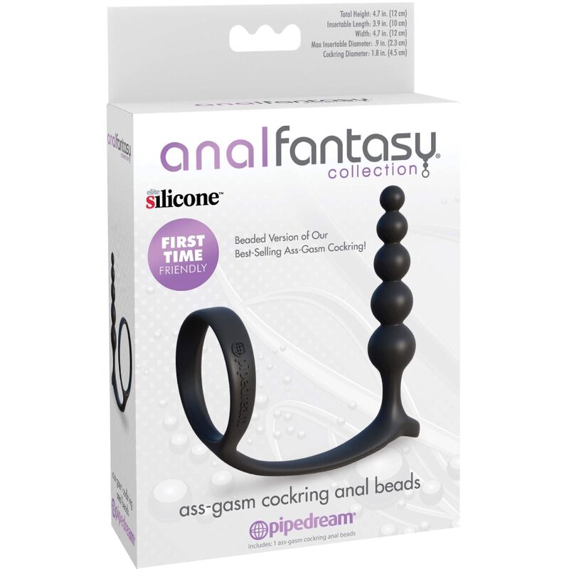 Chapelet anal et anneau pénien Ass-Gasm Perles — ANAL FANTASY ELITE COLLECTION