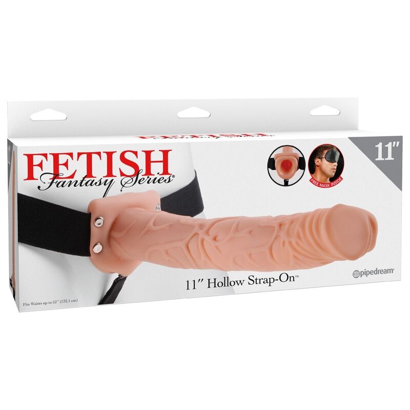 Harnais réglable avec pénis réaliste 28 cm — FETISH FANTASY SERIES