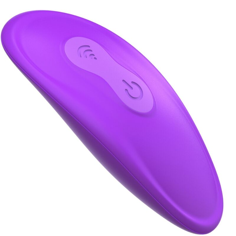 Vibrateur double pénétration télécommandé 9 niveaux violet — FANTASY FOR HER