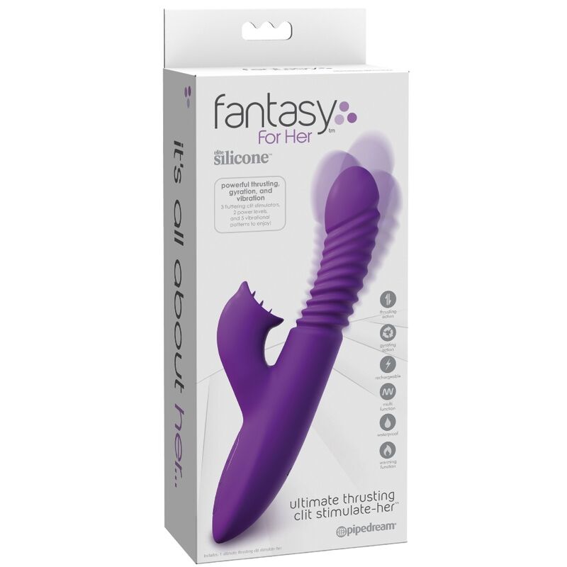 Stimulateur clitoridien chauffant vibrant et oscillant — FANTASY FOR HER