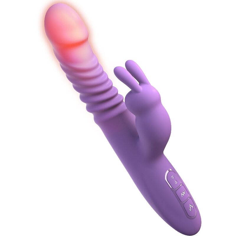 Stimulateur clitoridien lapin avec chaleur, oscillations et vibrations — FANTASY FOR HER