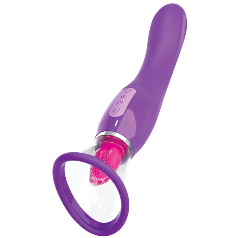 Stimulateur clitoridien à succion et langue vibrant — FANTASY FOR HER