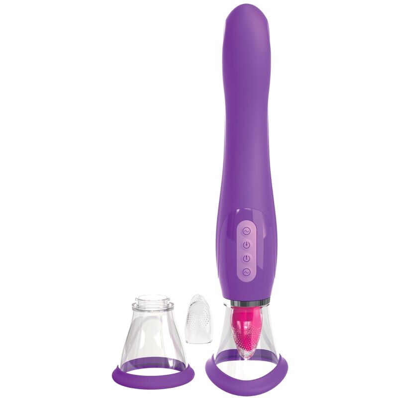 Stimulateur clitoridien à succion et langue vibrant — FANTASY FOR HER
