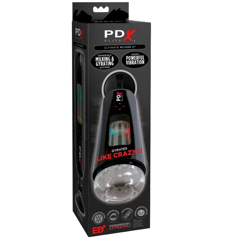 Masturbateur rotatif et vibrant — PDX ELITE