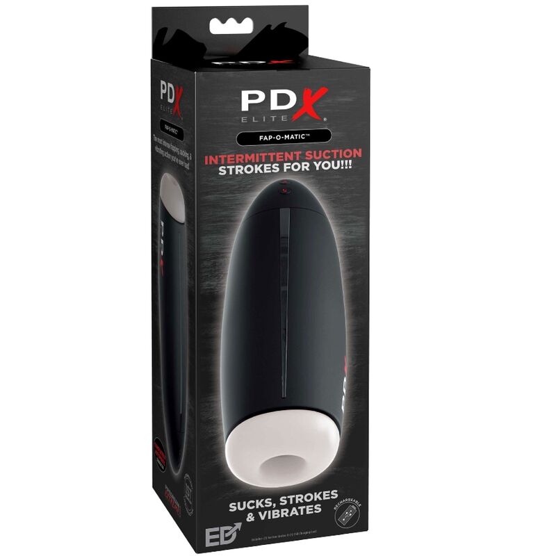 Masturbador vibratório com sucção automática — PDX ELITE