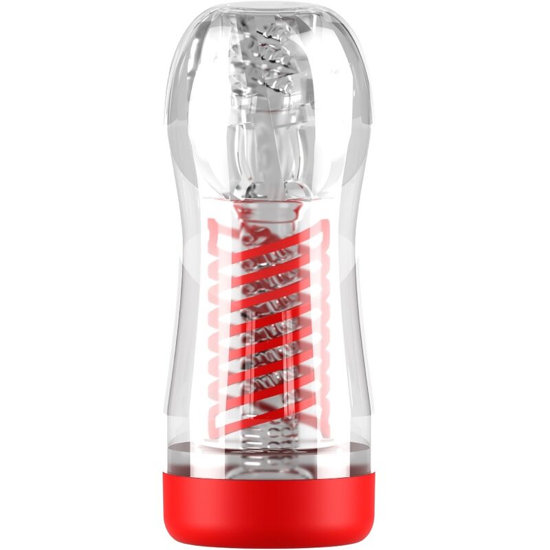 Masturbateur transparent à spirale et compression — PDX ELITE