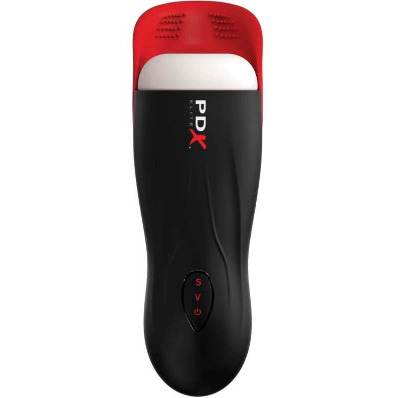 Masturbateur automatique à aspiration avec base testiculaire — PDX ELITE