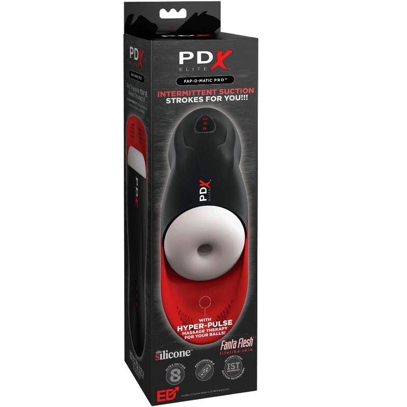 Masturbateur automatique à aspiration avec base testiculaire — PDX ELITE
