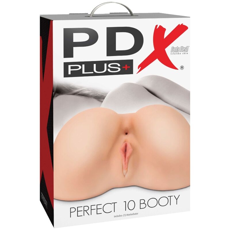 Masturbateur double entrée réaliste Perfect 10 Booty — PDX PLUS+