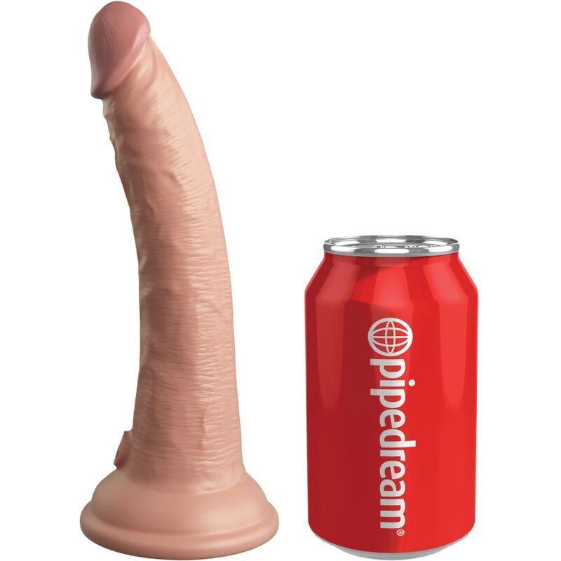 Gode réaliste en silicone double densité 17,8 cm — KING COCK