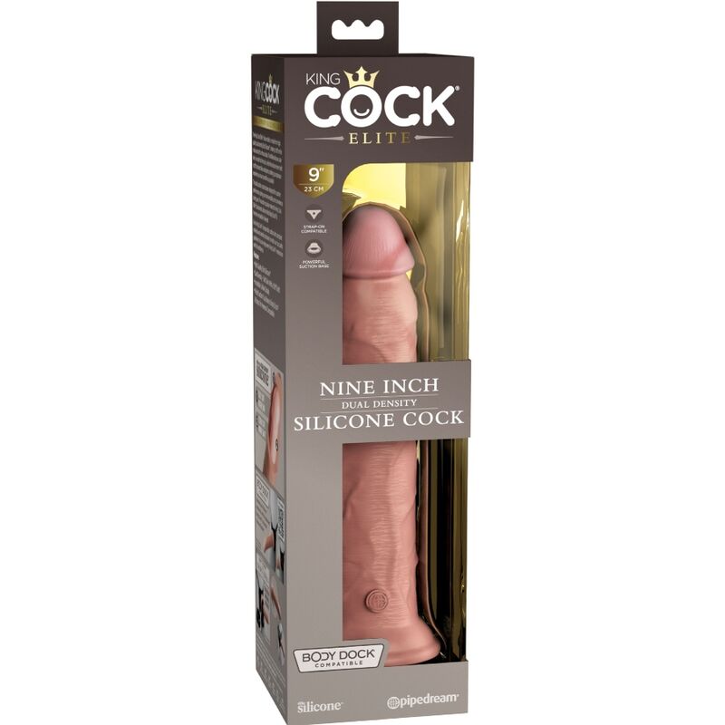 Gode réaliste double densité 23 cm — KING COCK