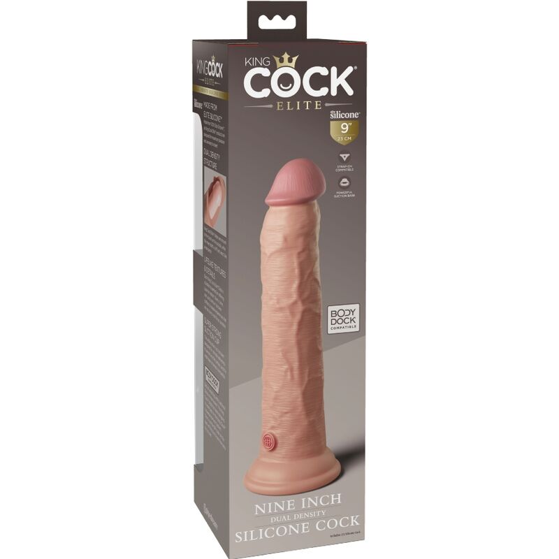 Gode réaliste double densité 23 cm — KING COCK