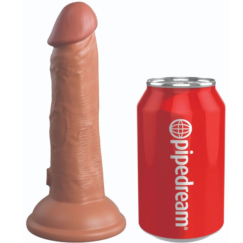 Gode réaliste vibrant double densité 15.2 cm — KING COCK